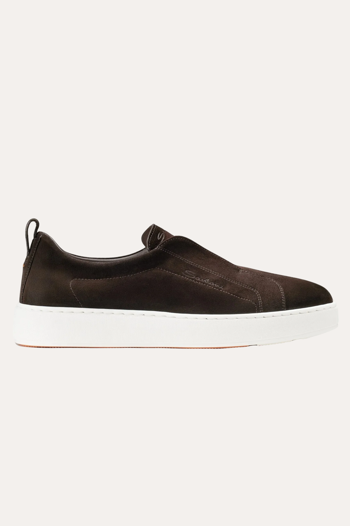 Victory Slip-On Sneaker Suede Dark Brown