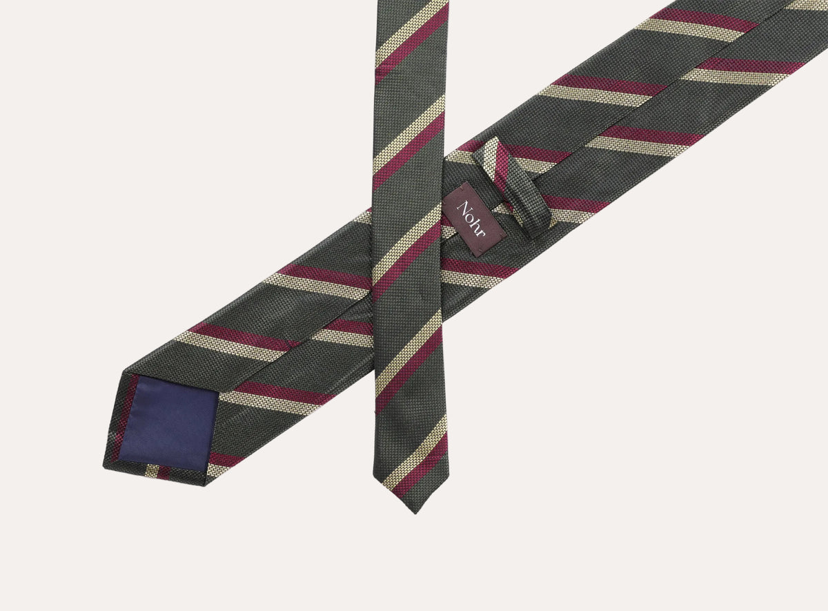 Andreas Tie Dark Olive Green