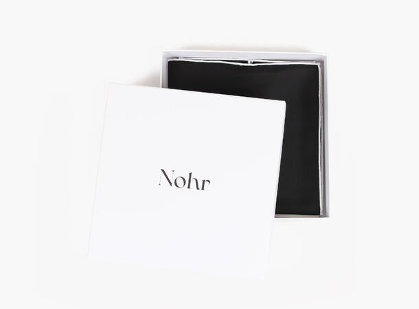 Embla Emblem Silk Scarf - Sort