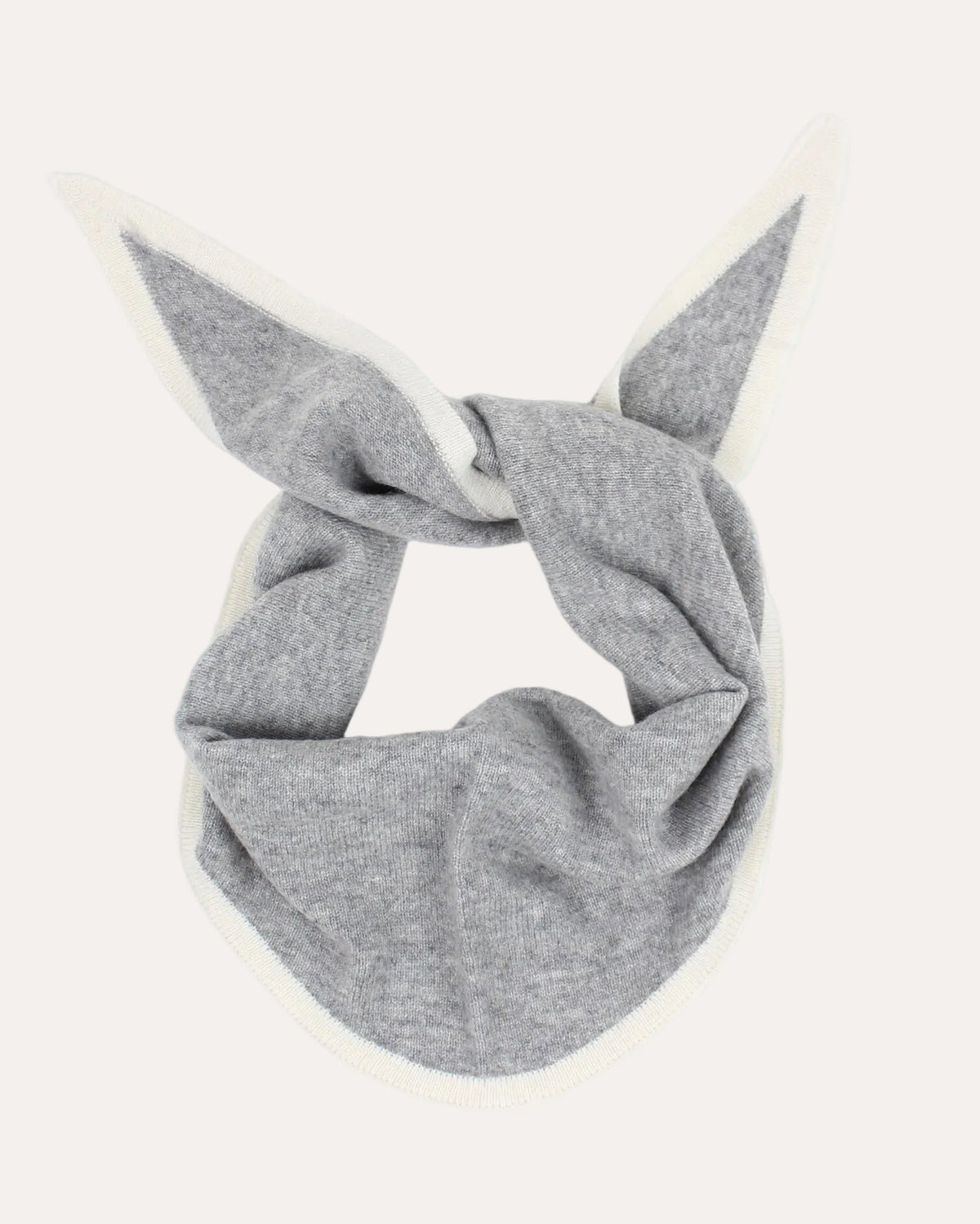 Lara Duo Wool Cashmere Triangle - Grå