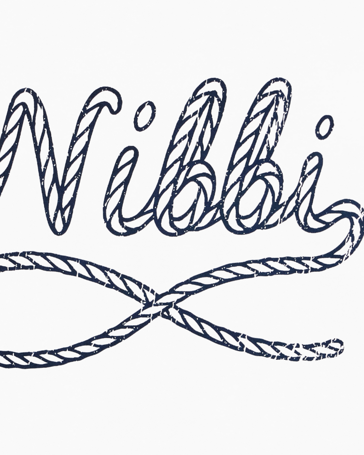 Nautical Knot T-Shirt White – detalj