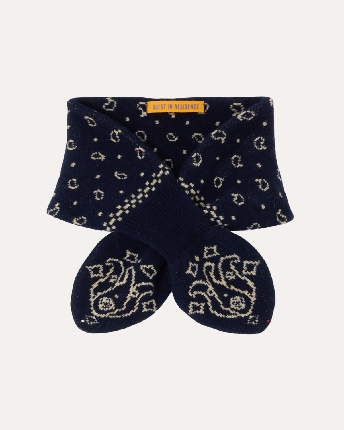 Bandana Bowtie Scarf Midnight/Butter