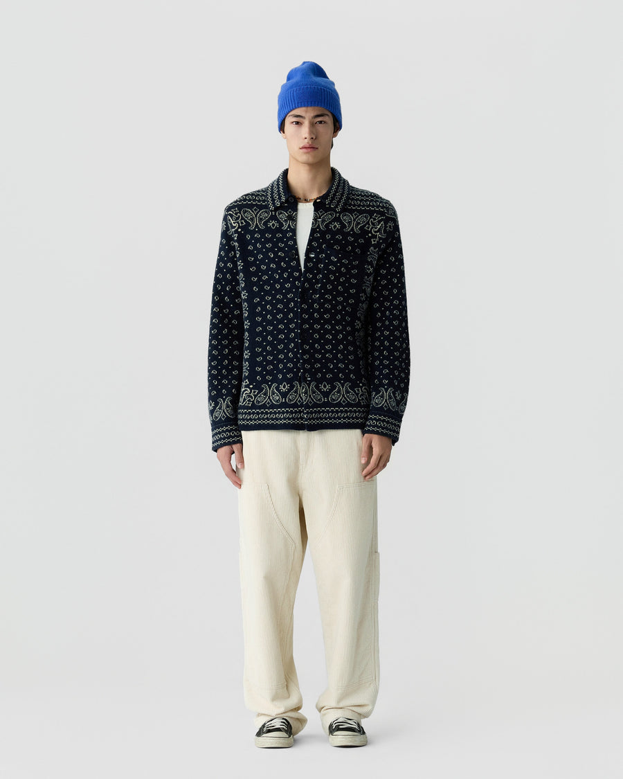 Wild Rag Work Shirt Midnight - modellbilde
