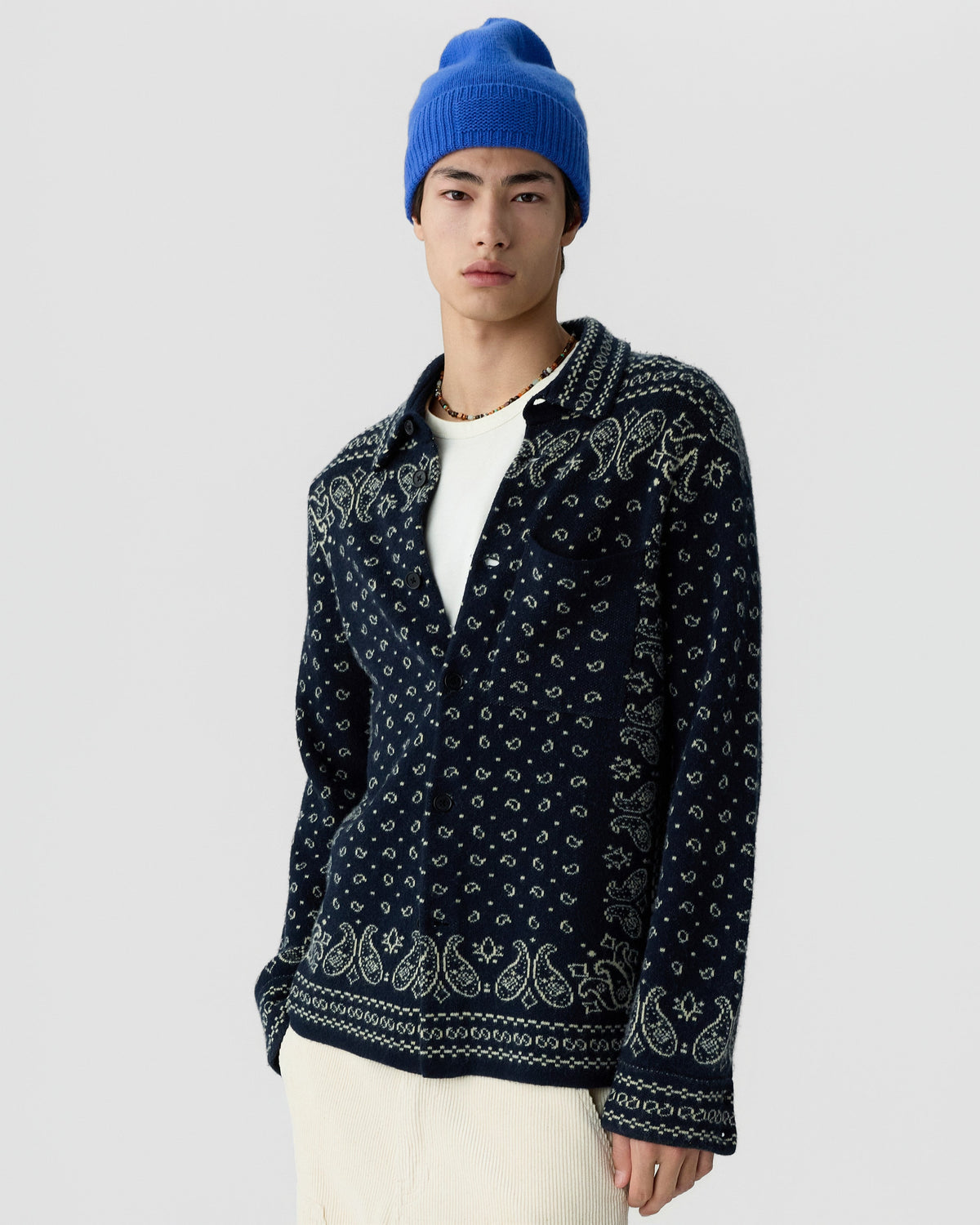 Wild Rag Work Shirt Midnight - modellbilde