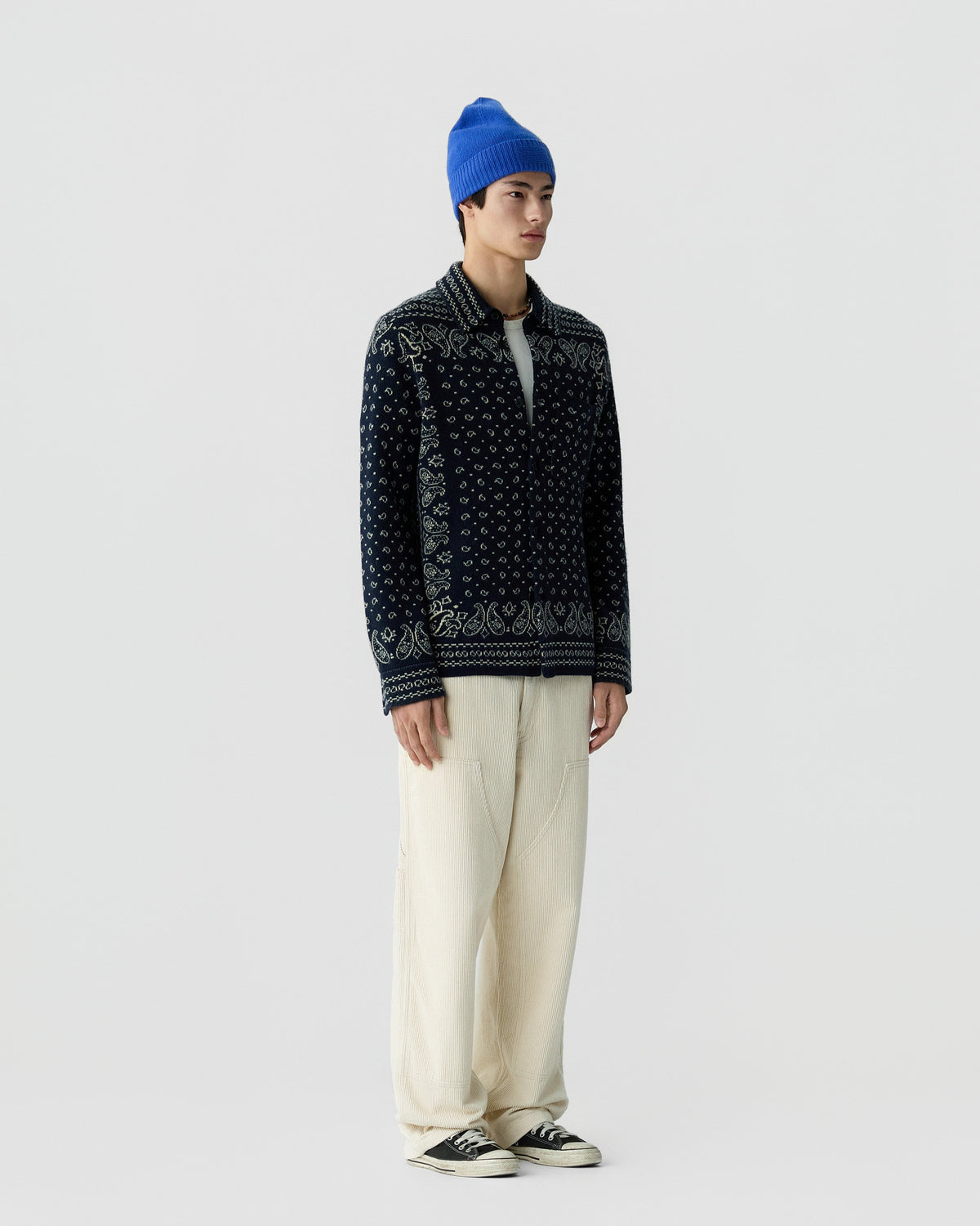 Wild Rag Work Shirt Midnight - modellbilde