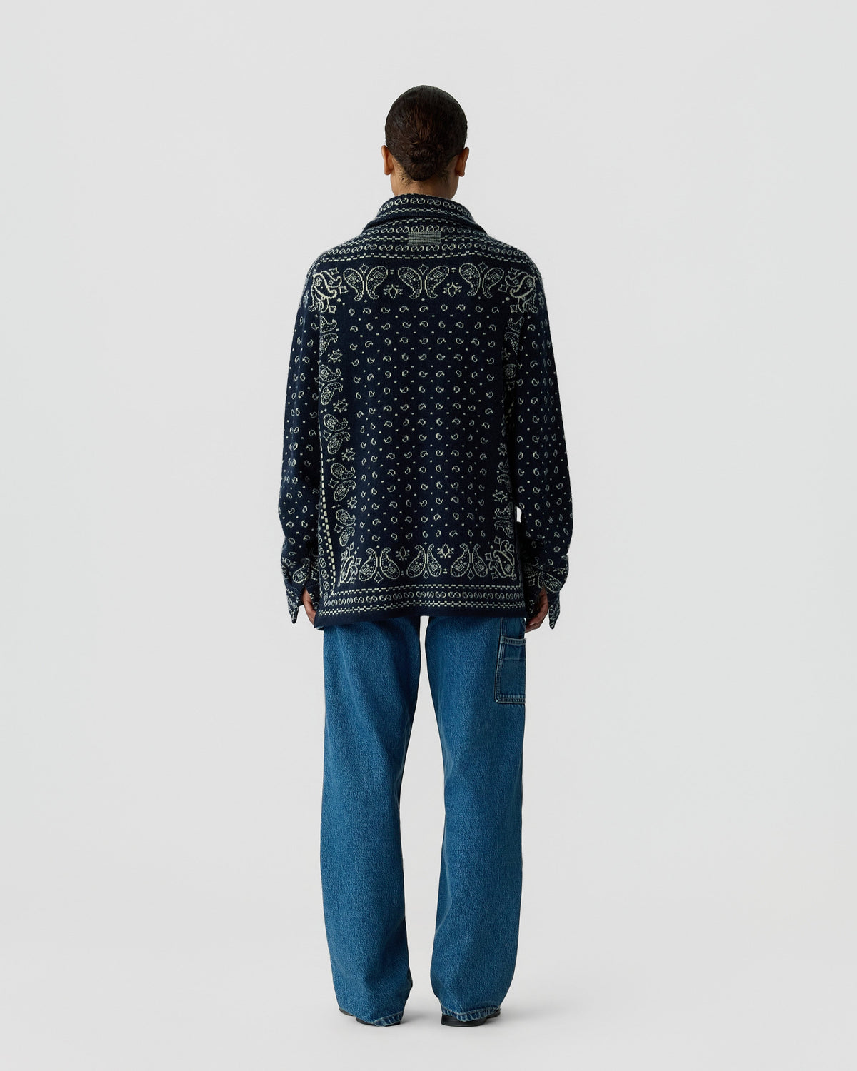 Wild Rag Work Shirt Midnight - modellbilde