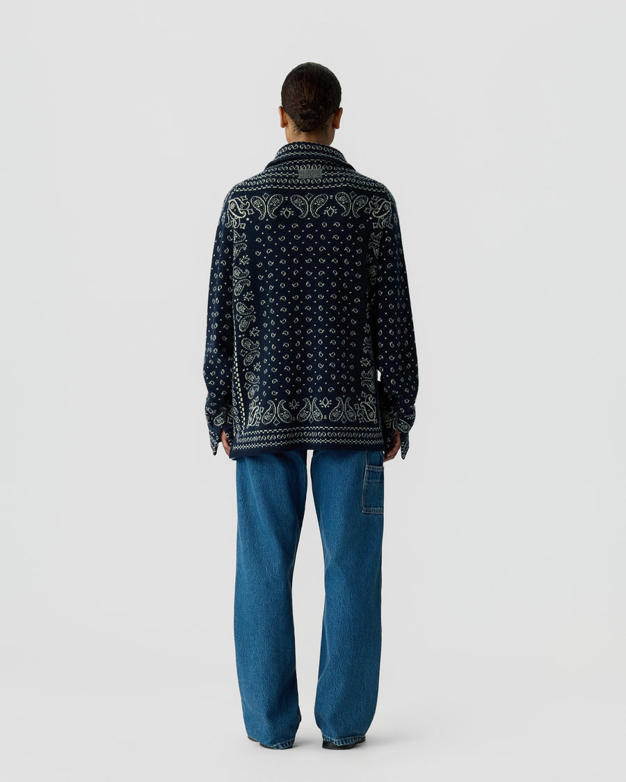 Wild Rag Work Shirt Midnight - modellbilde