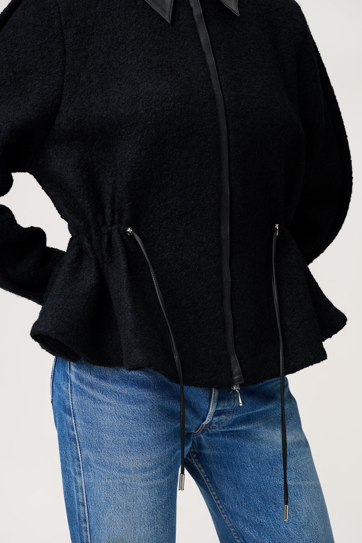 Windsor Cropped Jacket Black