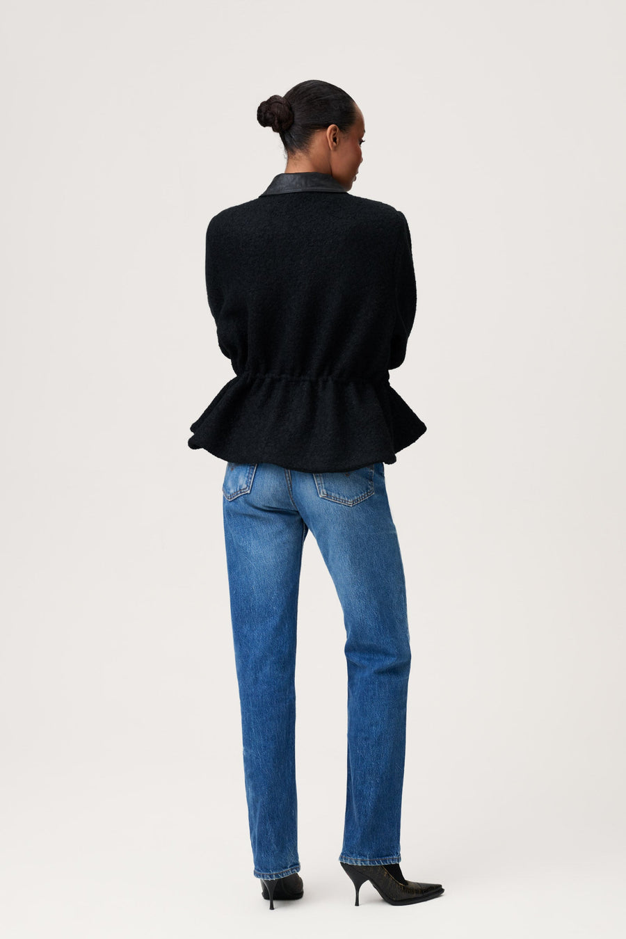 Windsor Cropped Jacket Black