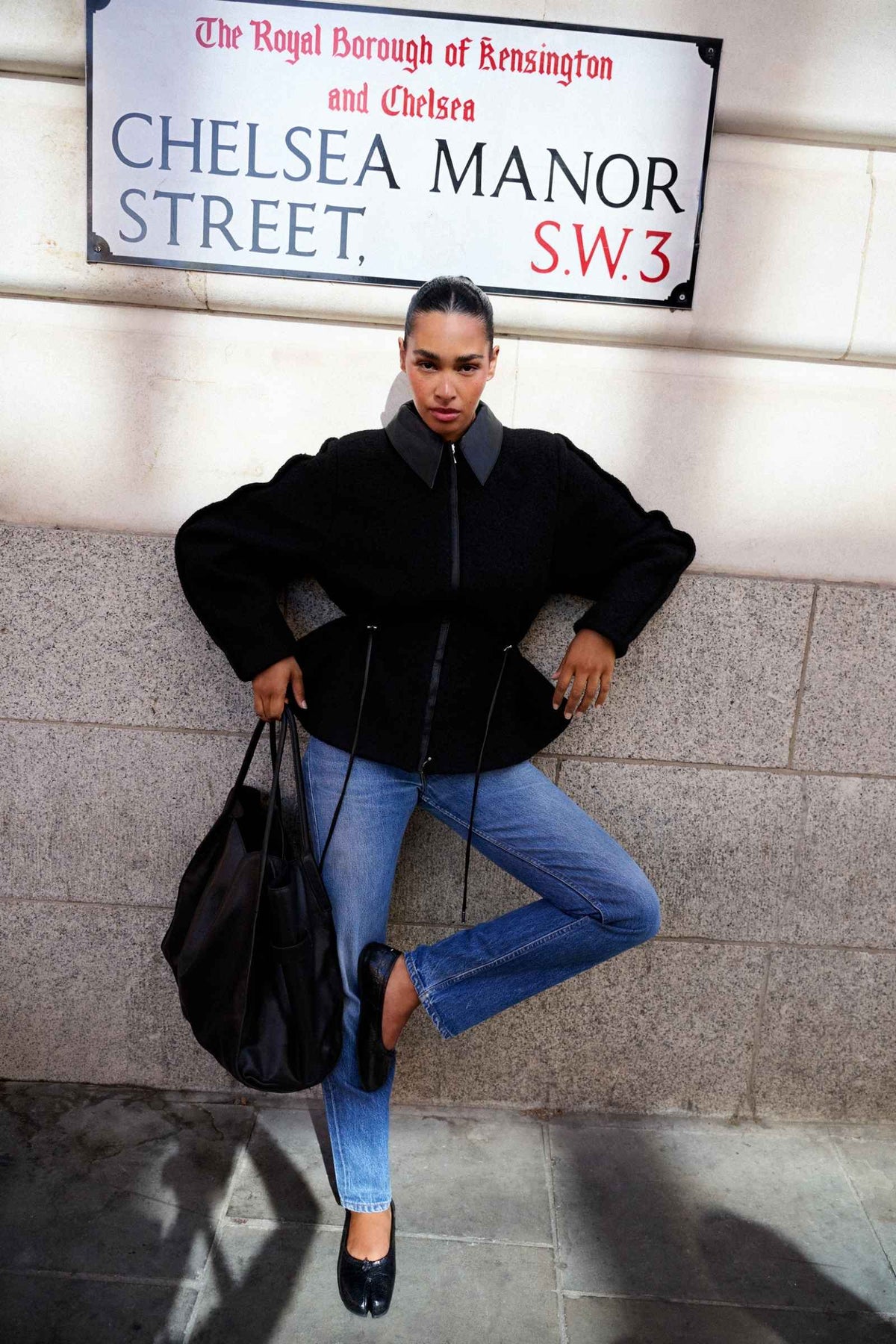 Windsor Cropped Jacket Black