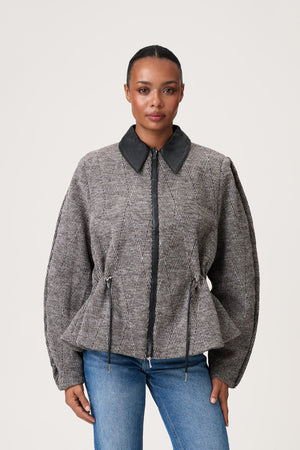 Windsor Cropped Jacket Beige