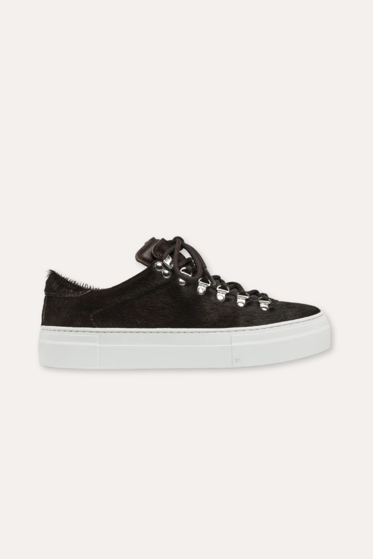 Women's Marostica Low Platform Dark Brown Haircalf