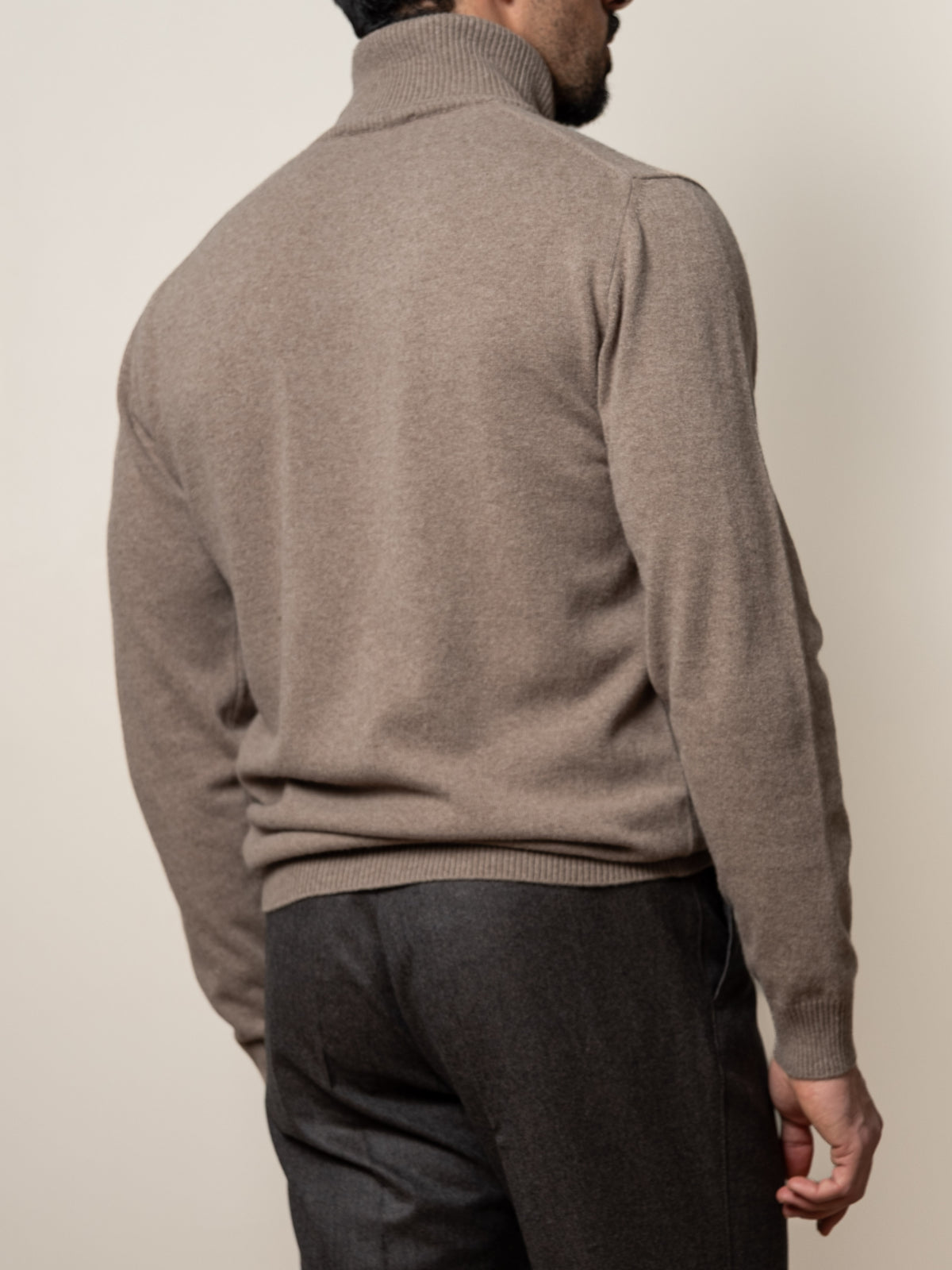 Wool Turtleneck Brown