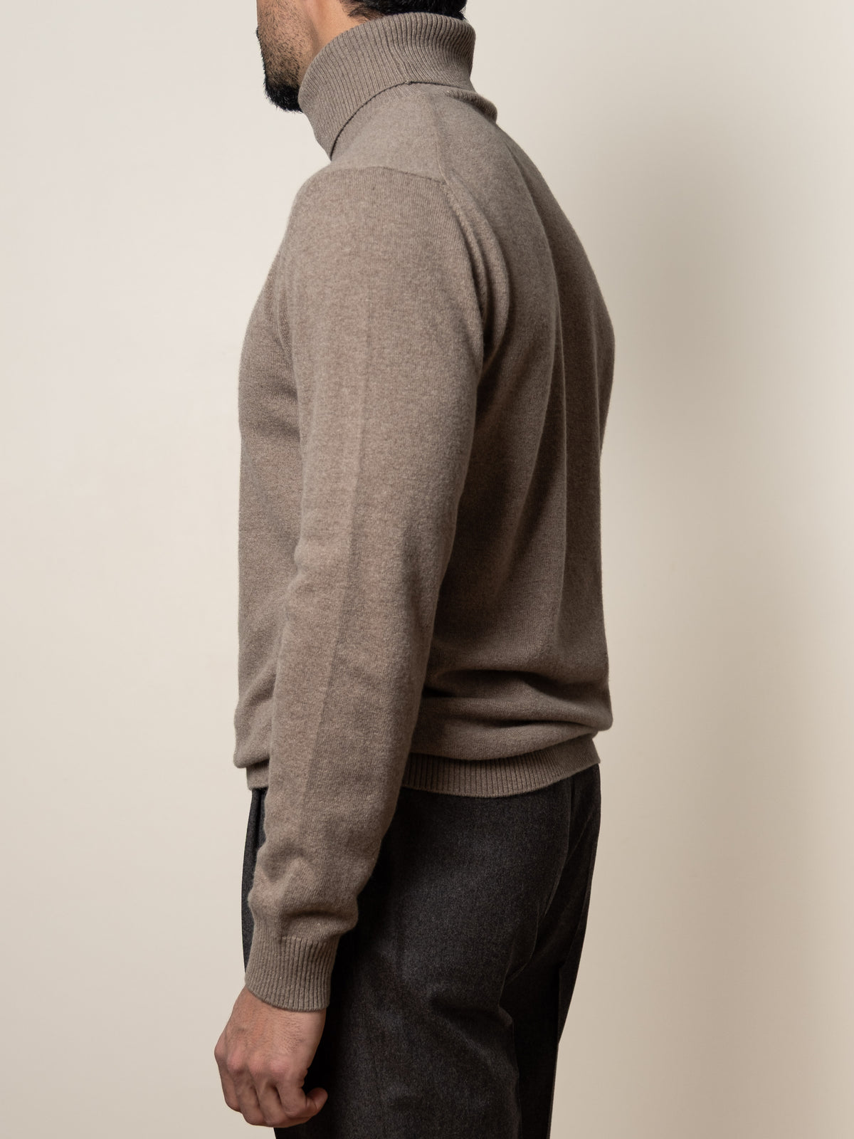 Wool Turtleneck Brown