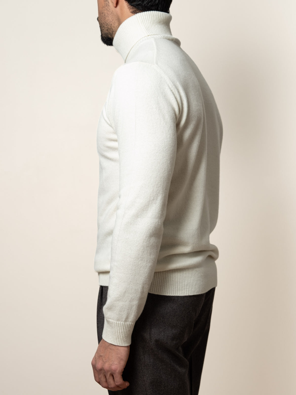 Wool Turtleneck Off-White