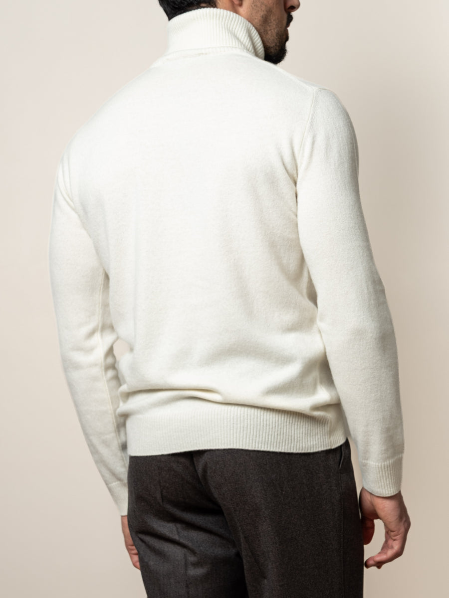 Wool Turtleneck Off-White