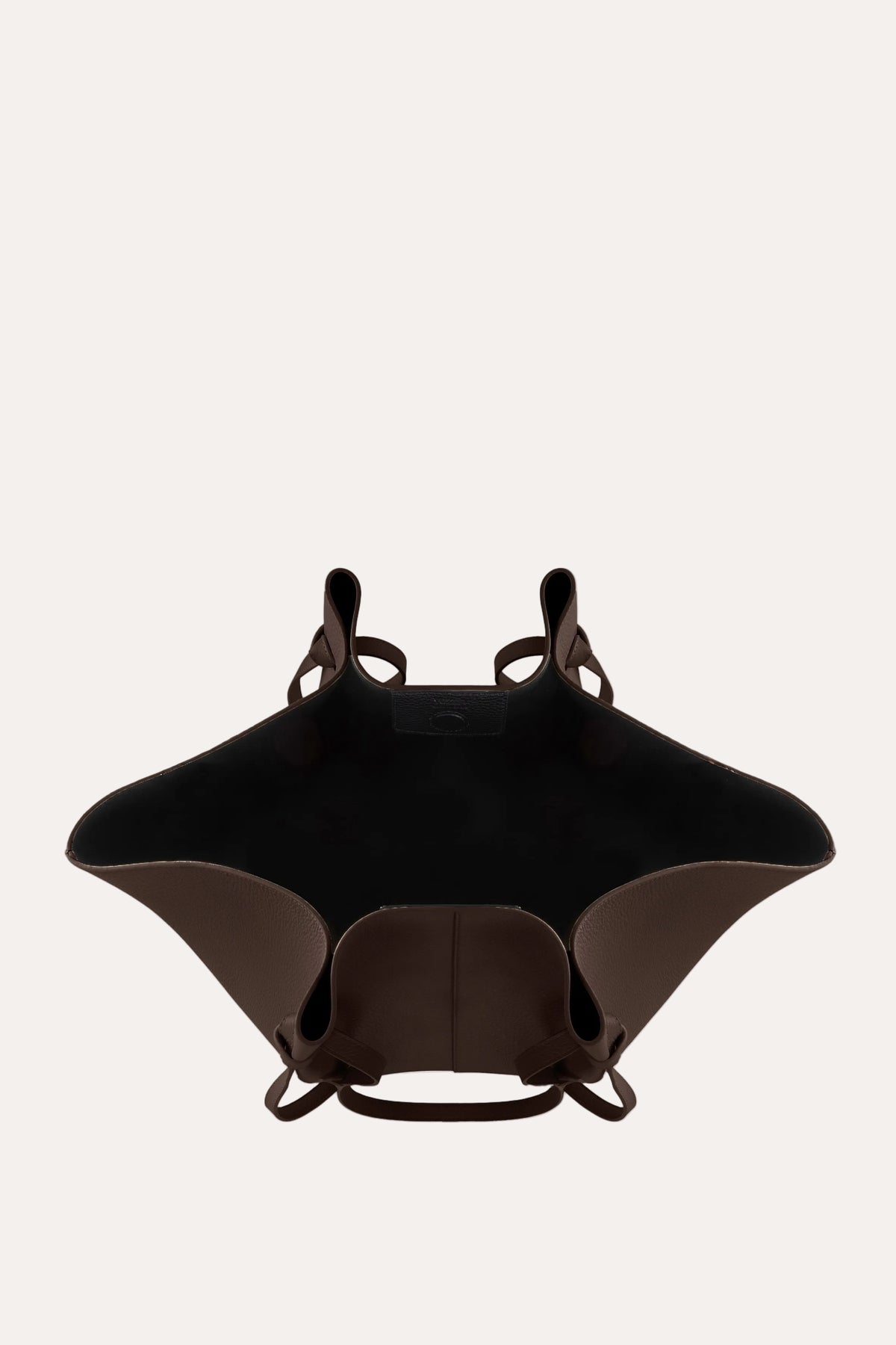 XL Mochi Espresso Pebble Grained Leather - ovenfra
