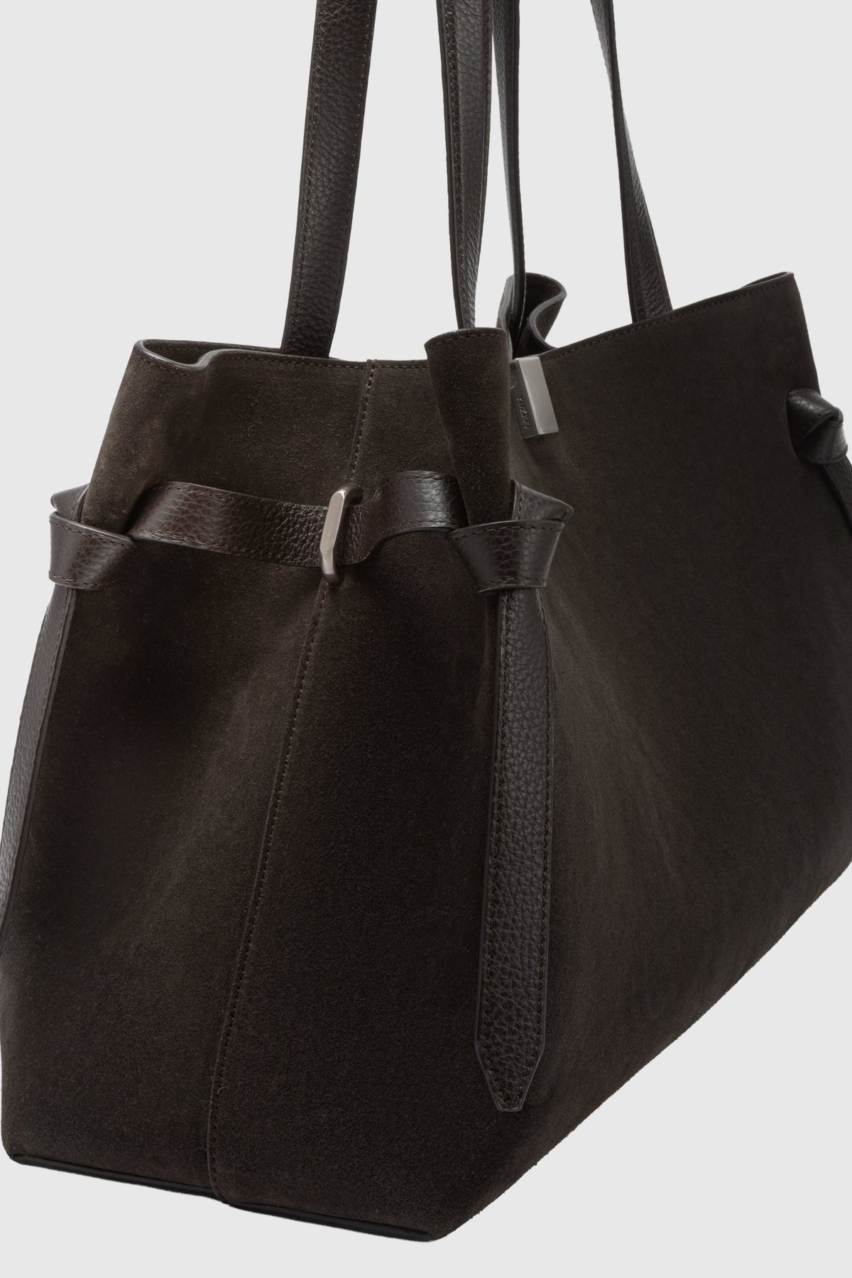 Yuzefi Gyoza Tote Ganache Suede