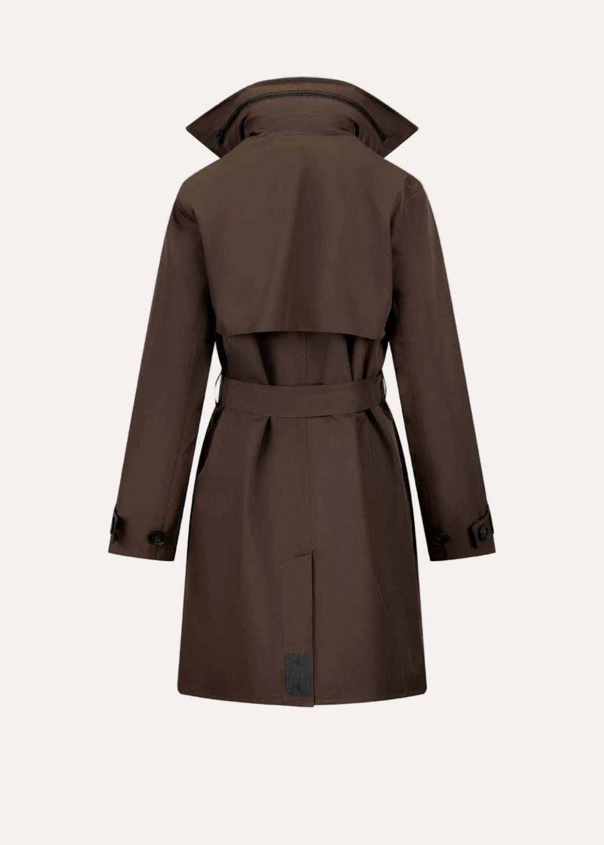Yr'en Coat Brown - packshot bakfra