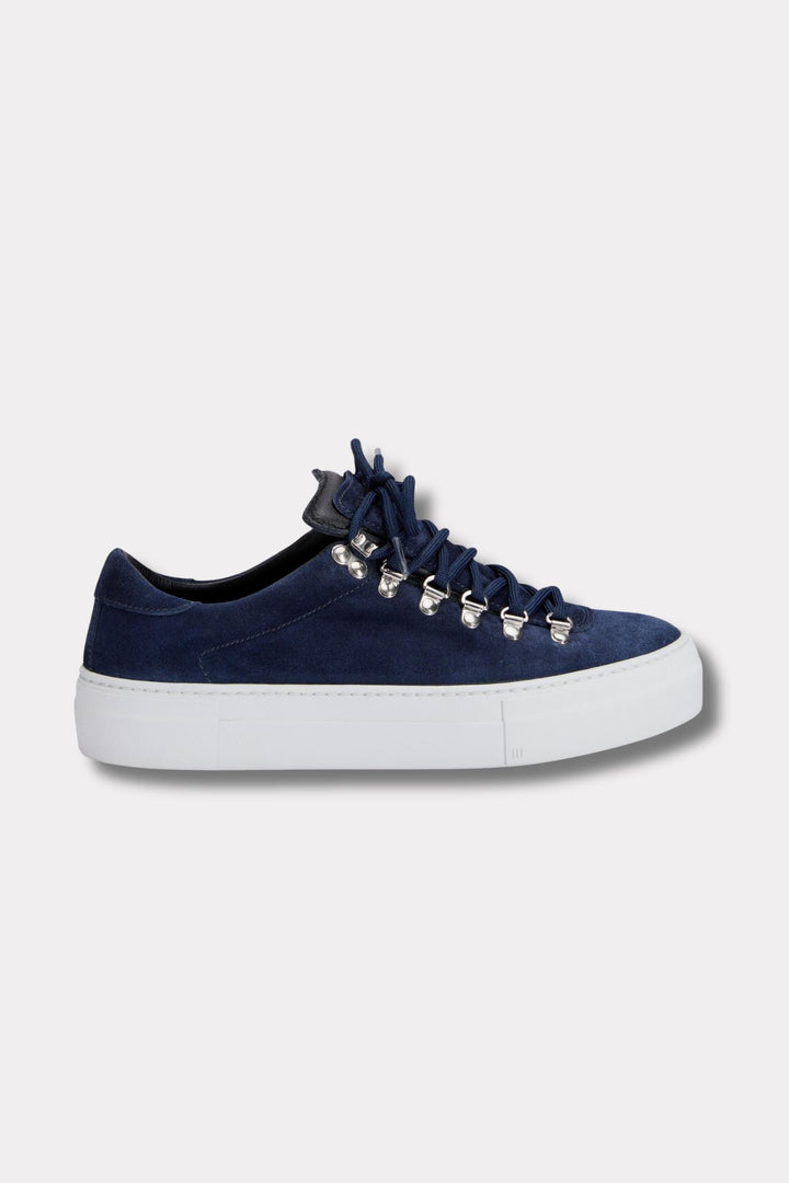 W Marostica Low Platform- Navy Suede