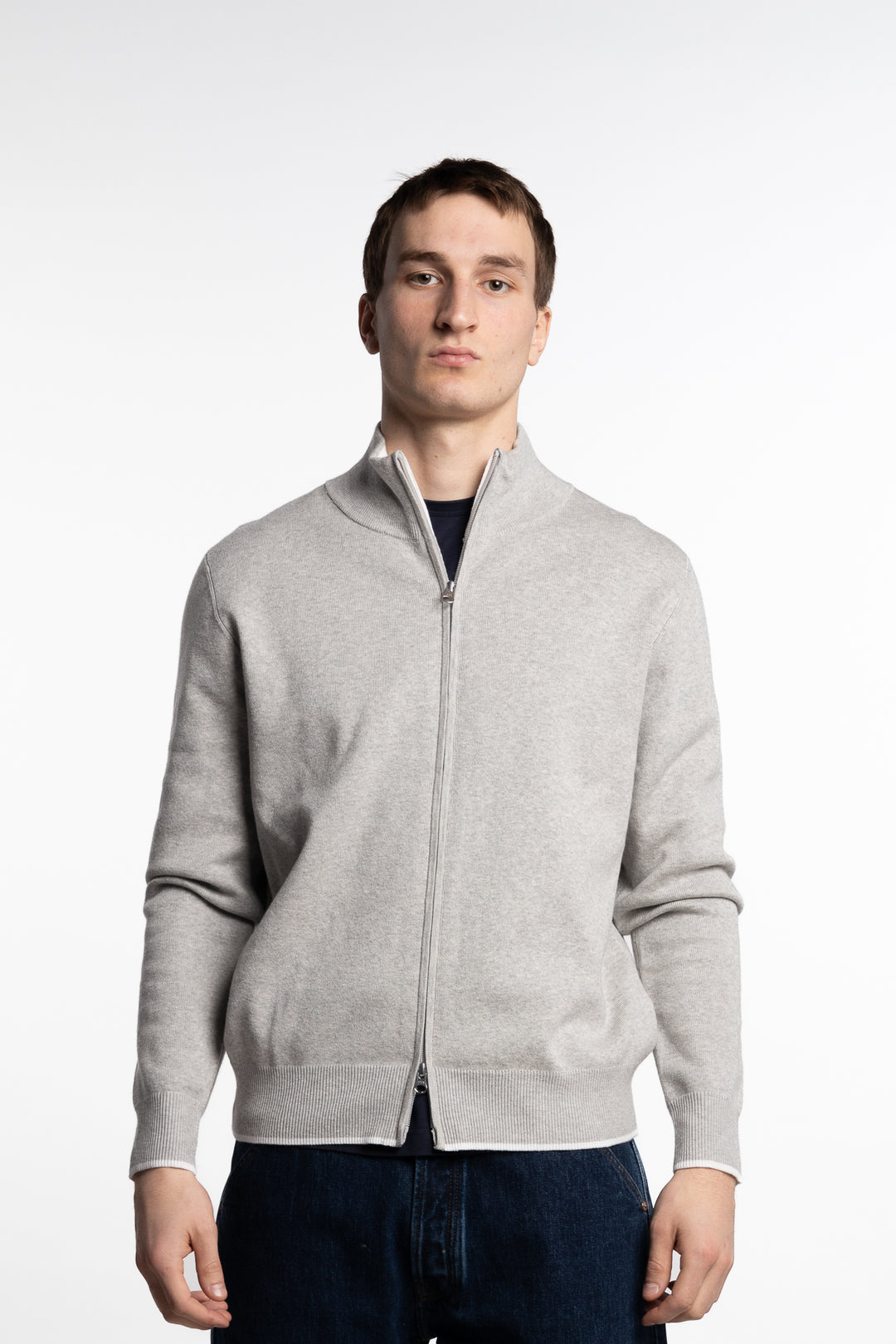 Nate Cardigan Light Grey