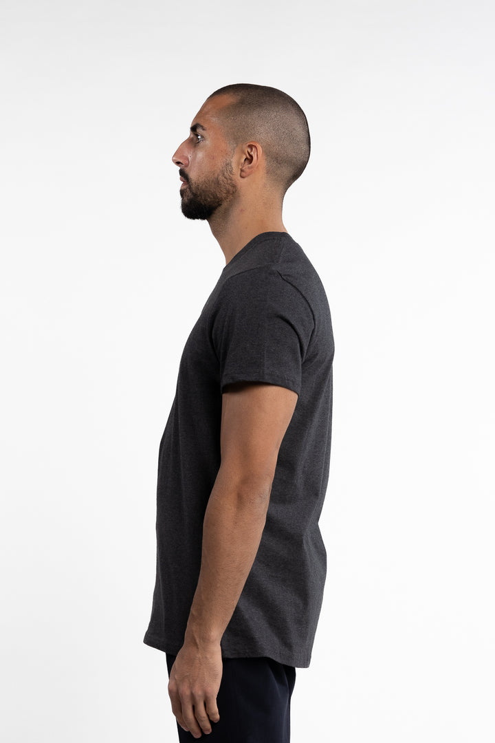 Crew-Neck Regular Dark Grey Mel