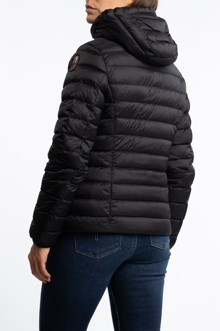 Genie Hooded Down Jacket - Black