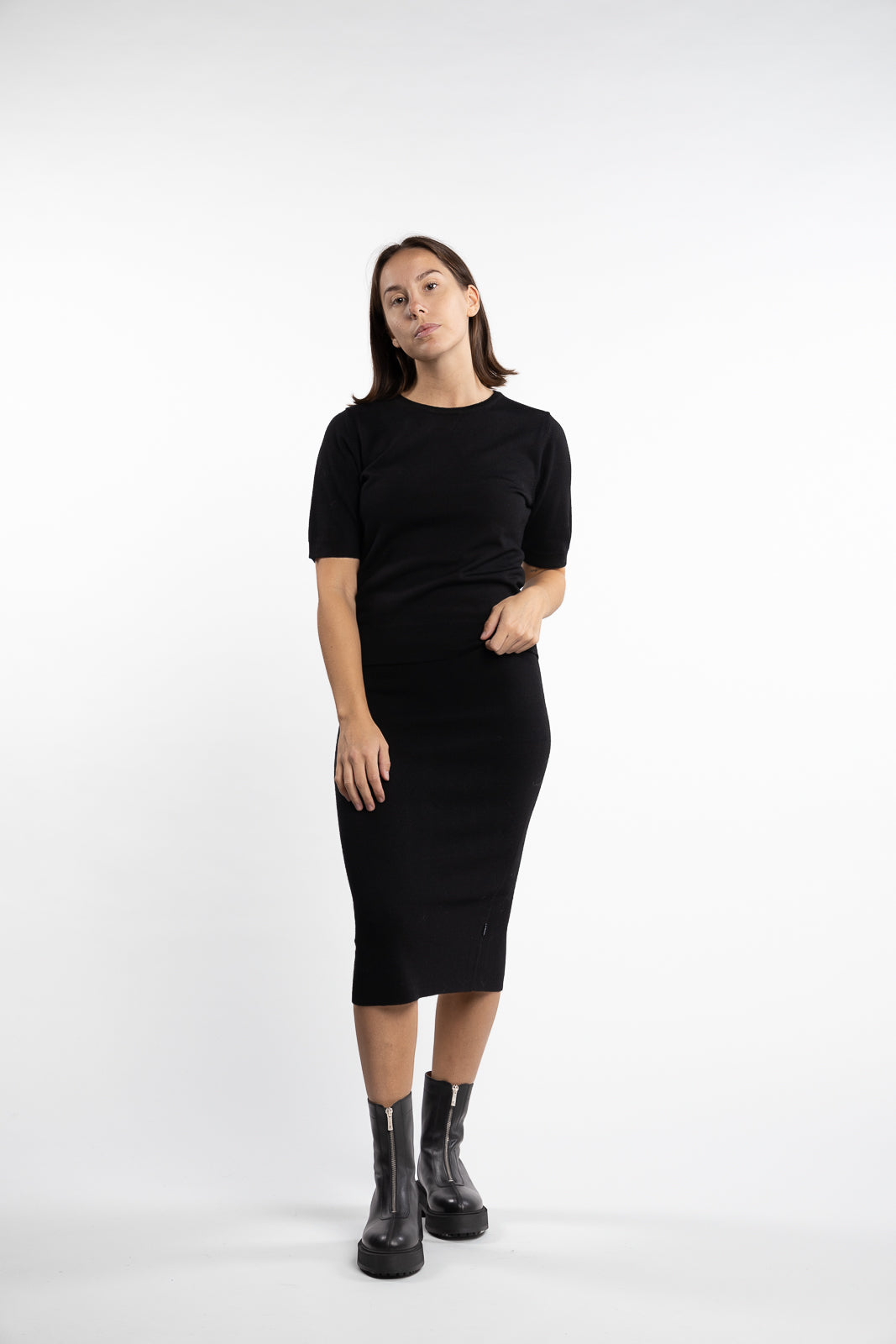 Emmy Merino Top- Black