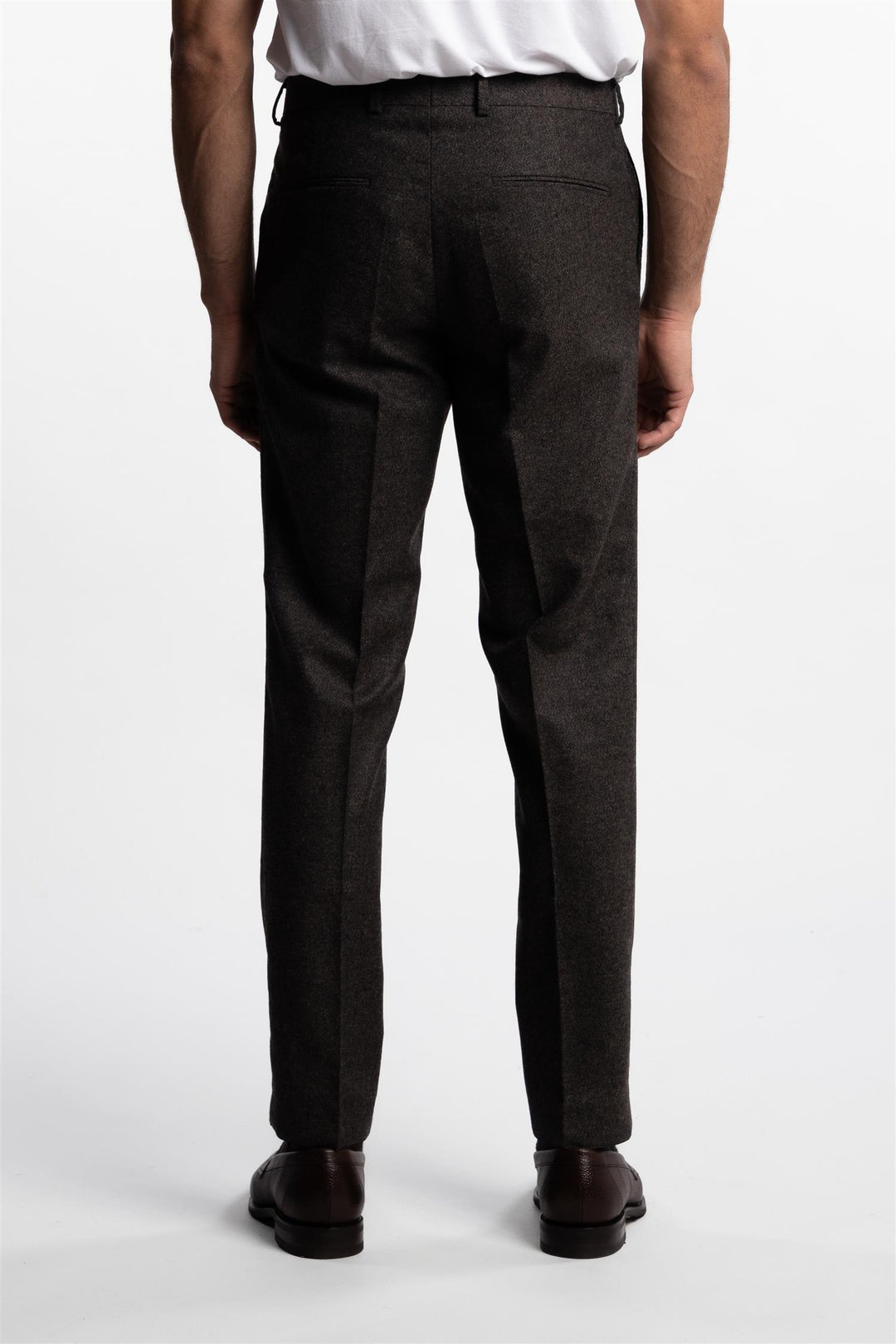 Denz Trousers Slim Fit Dark Brown