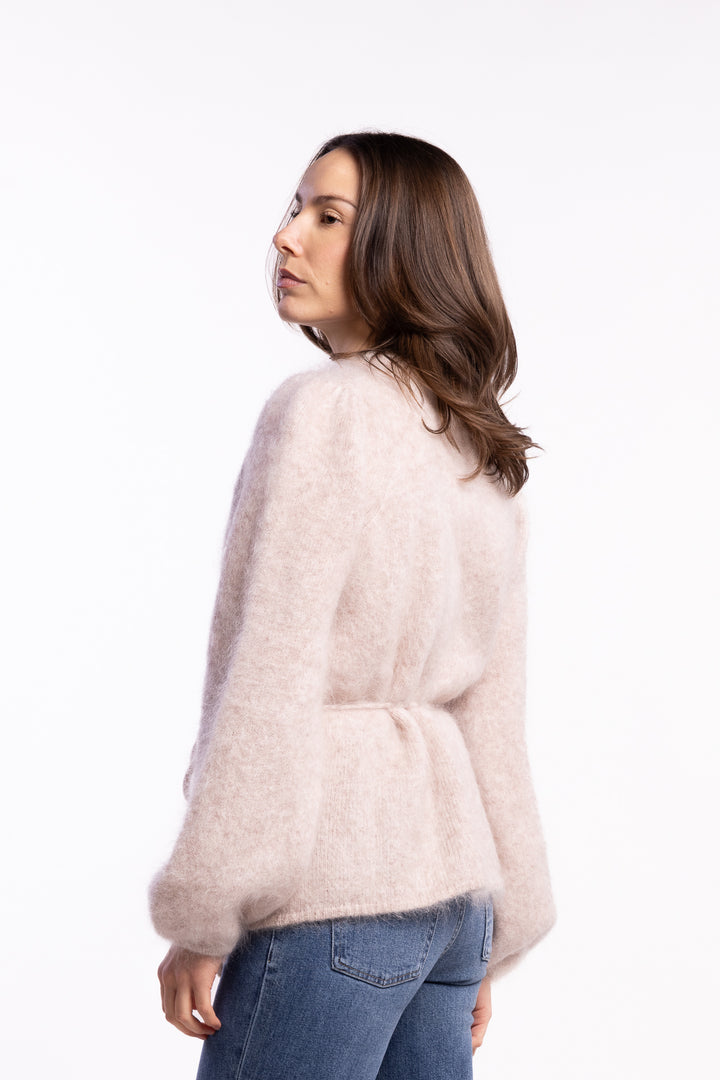 Fredrikke Chunky Cardigan- Hazel beige