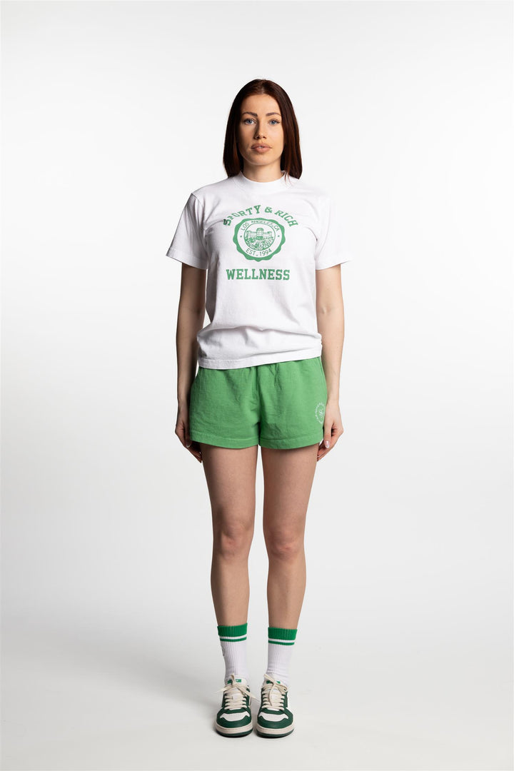 Emblem T-Shirt- White/Verde