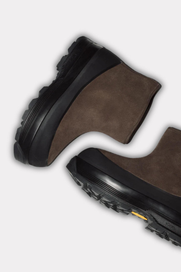 Badia- Shearling Dark Brown