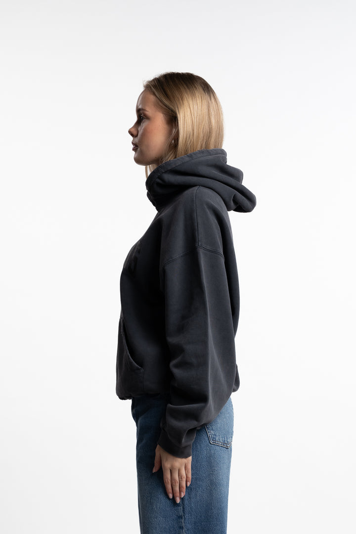 Harvey Sweatshirt- Dark Washed Black