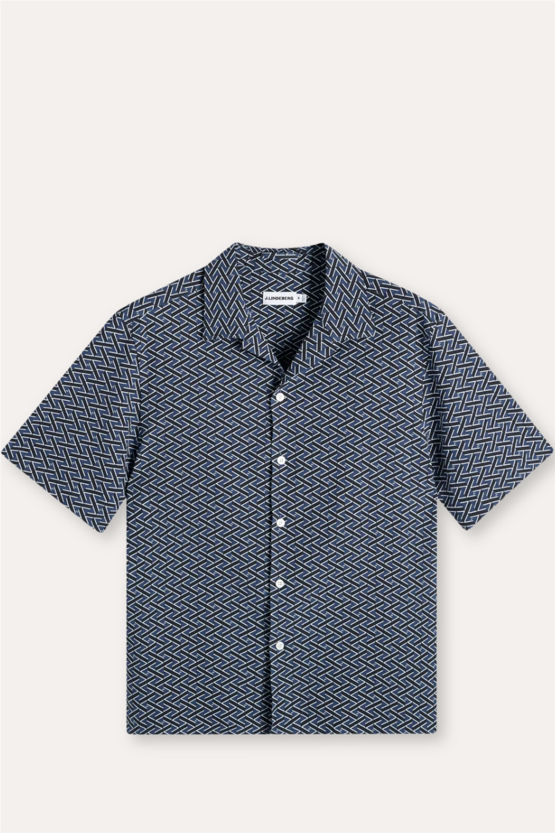 Donso Geo Resort Shirt Ladder Estate Navy