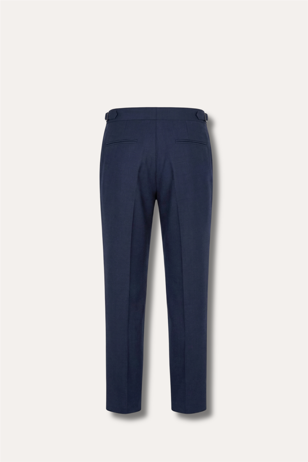 Prato Pleated Wool Trouser Navy