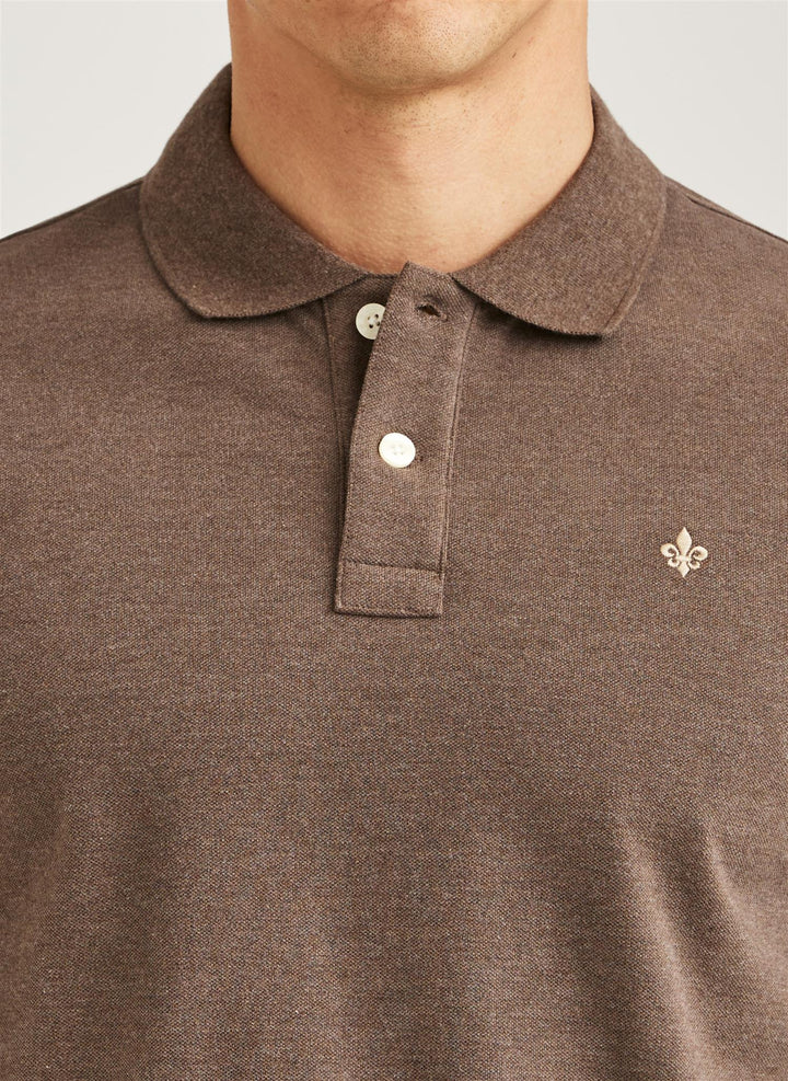 Camden LS Polo Brown