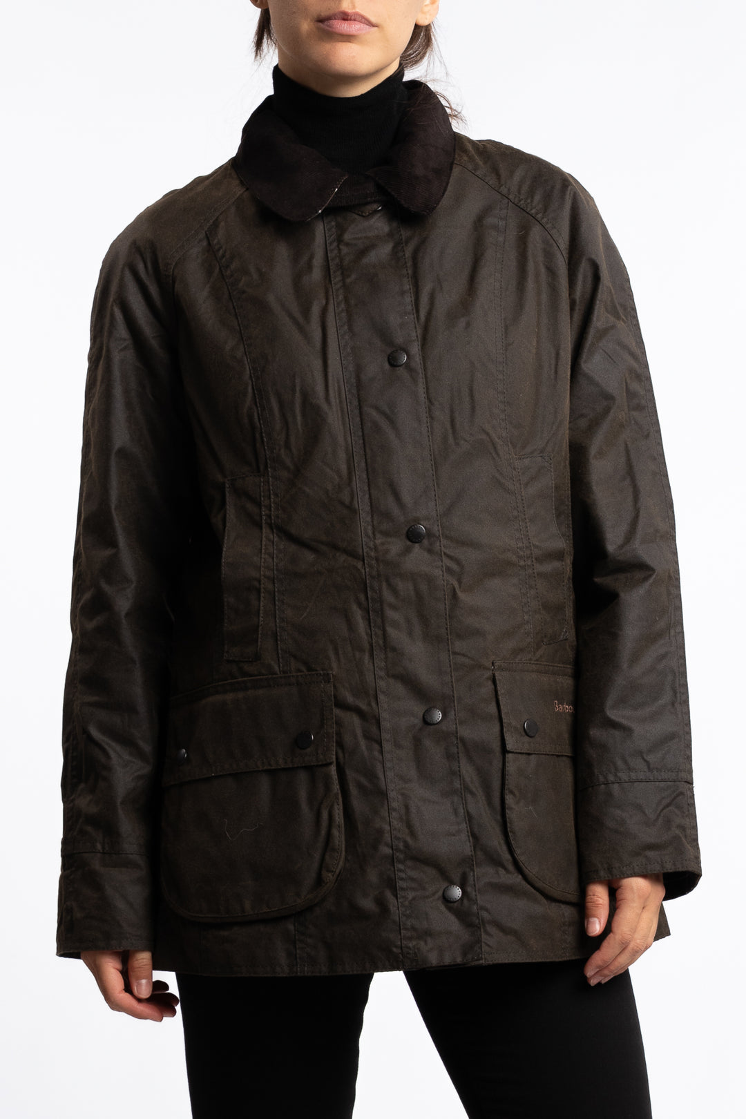 Classic Beadnell Wax Jacket Olive