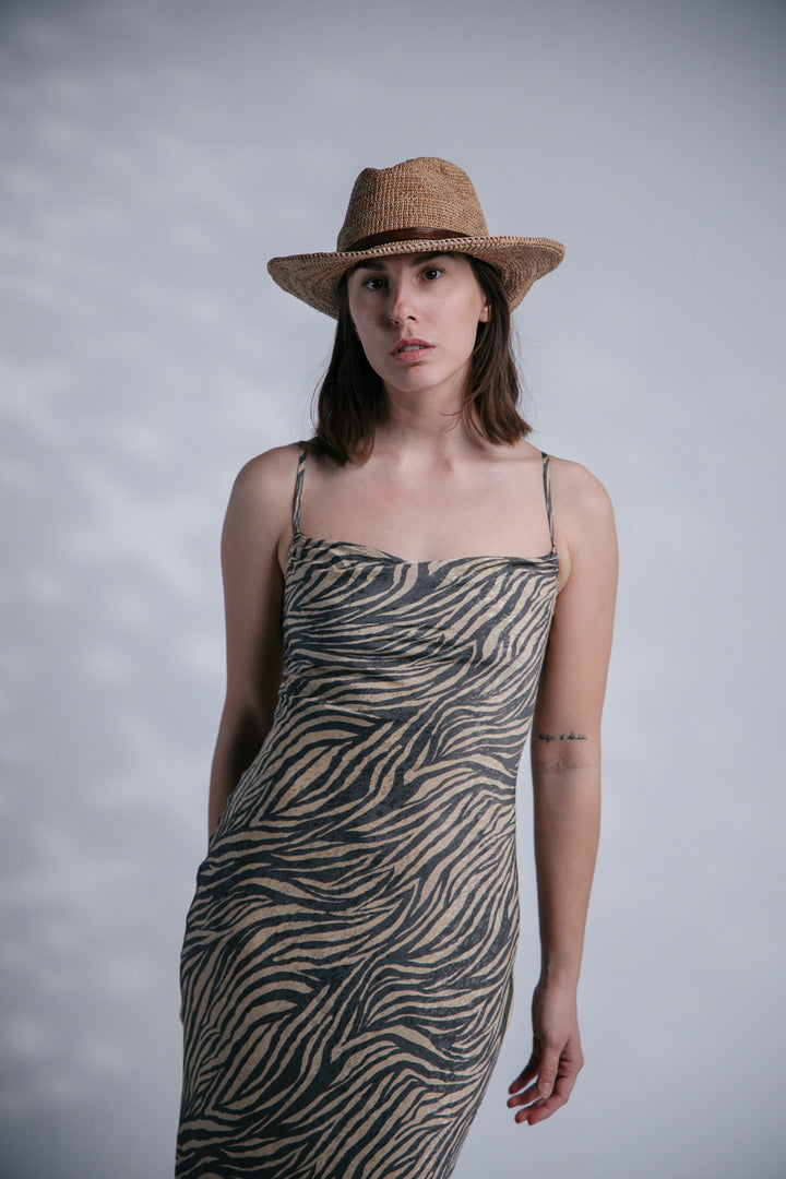 Vienna Maxi Dress- Zebra