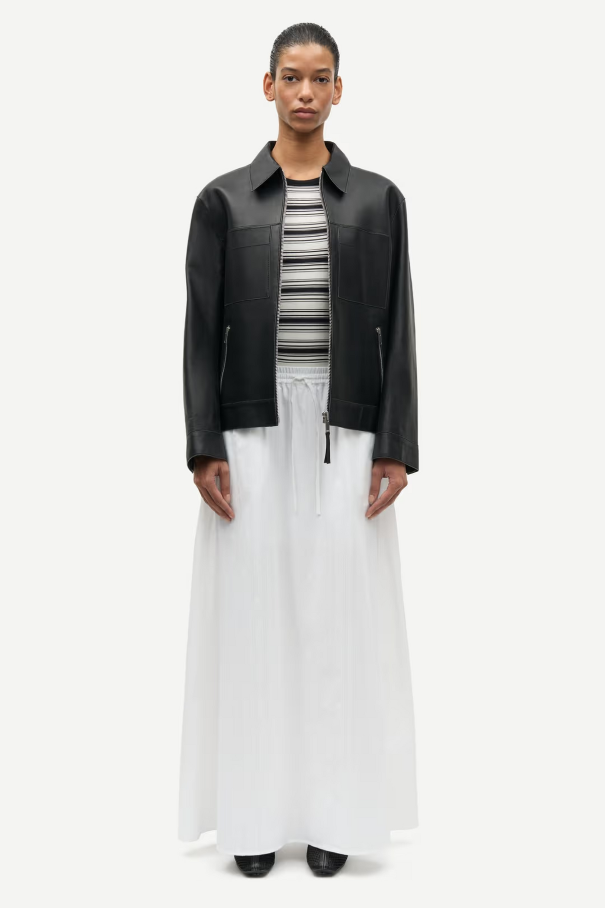 Satina maxi skirt 15904
