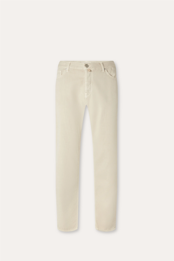Edo Regular Straight Fit Trousers Beige