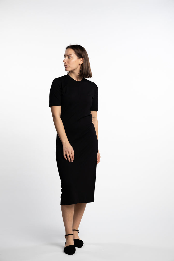 T-Shirt Dress- Black