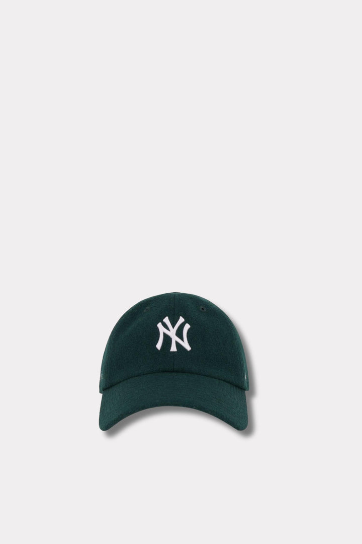 Yankees Serif Wool Hat - Forest White