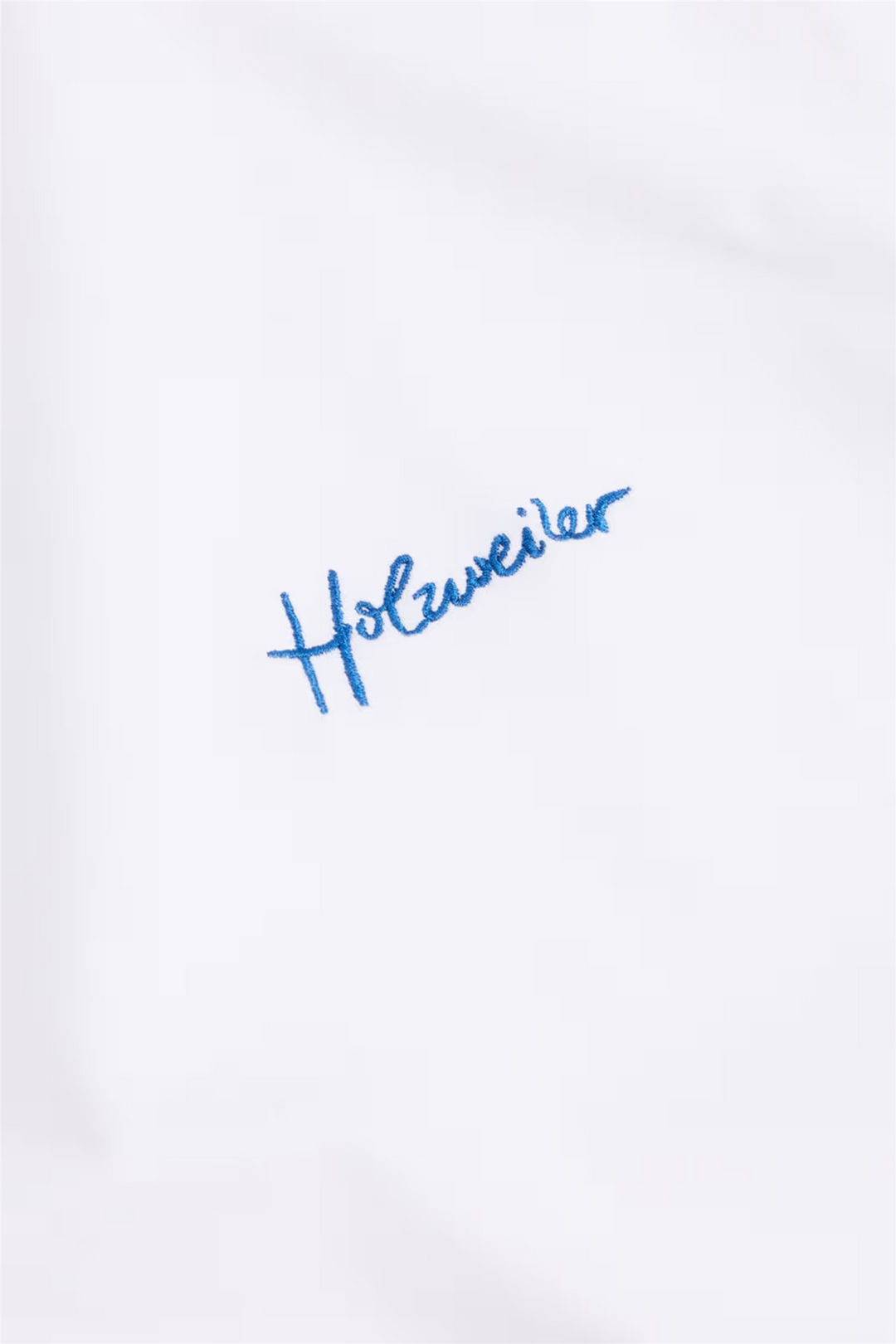Tucker Embroidery Tee White
