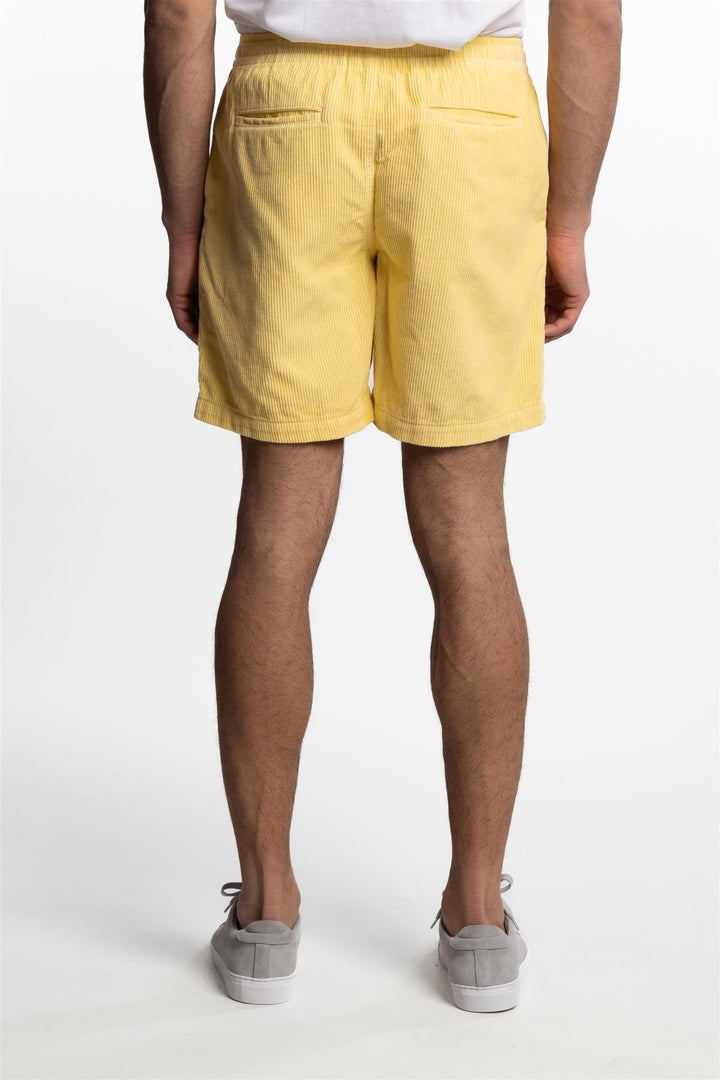 Corduroy Shorts Pastel Yellow
