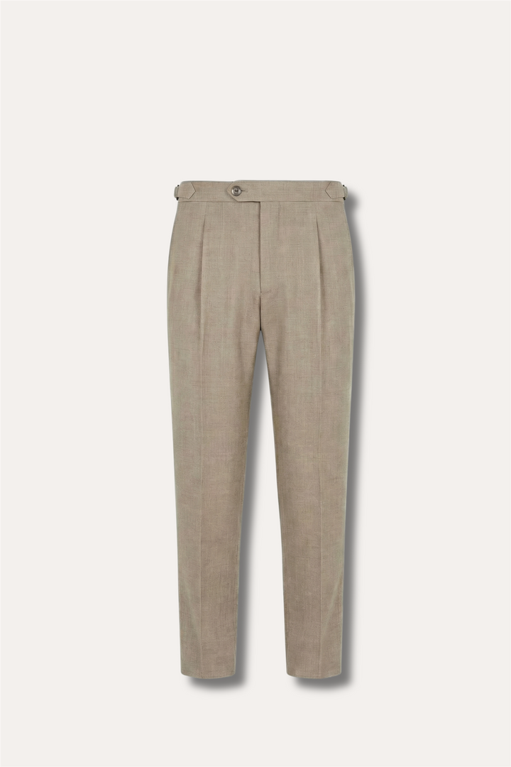 Prato Regular Fit Trousers Brown Desert