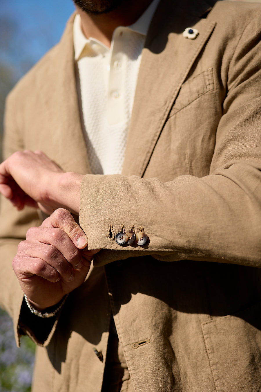 Linen Suit Drop 7 Beige