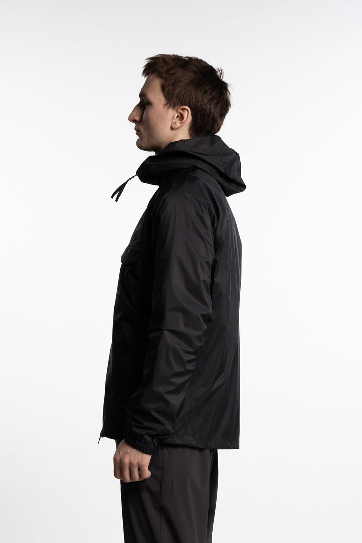 3L Translucent Ripstop Laminar Jacket Black