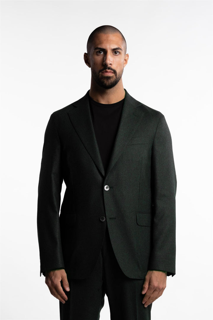 New Sienna Flannel Blazer Green Cervo