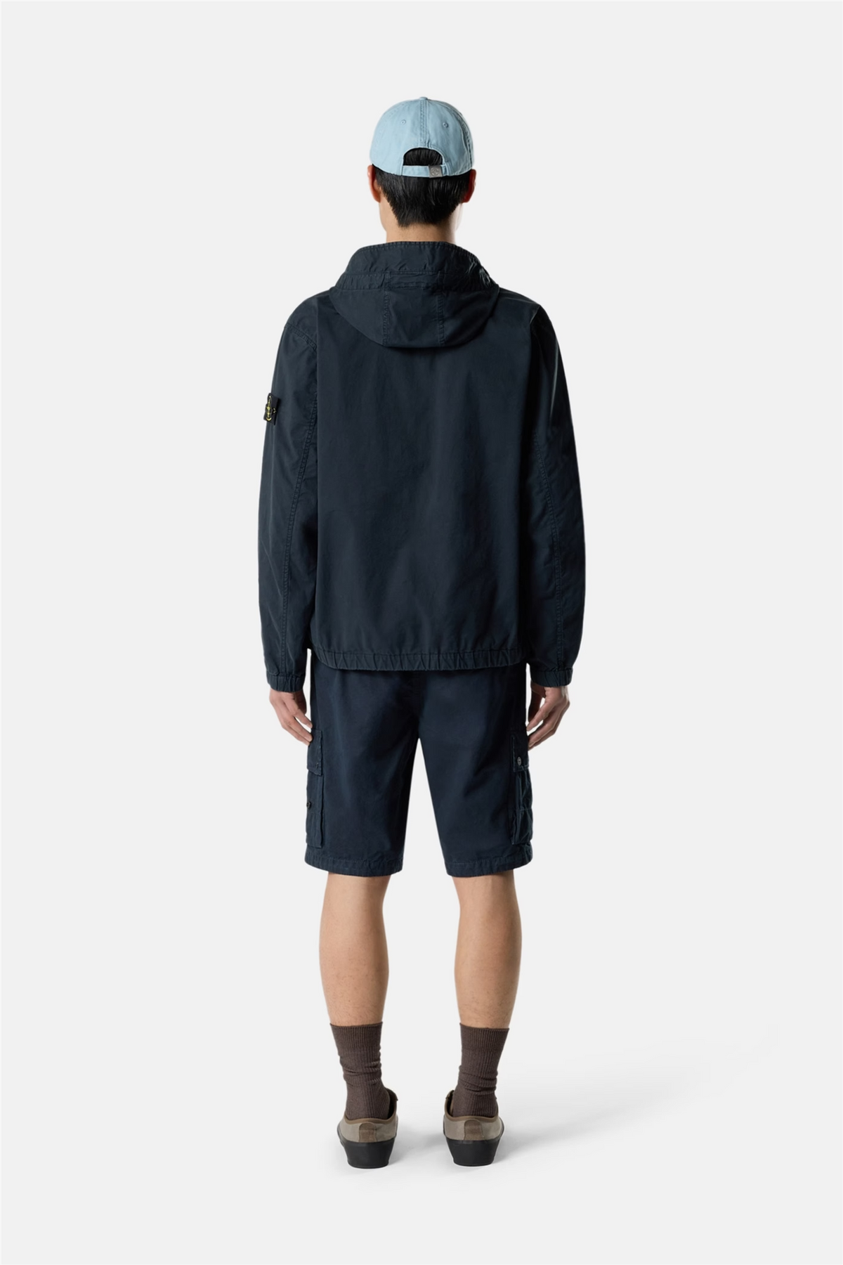 4100077 Hooded jacket with anti-drop Navy