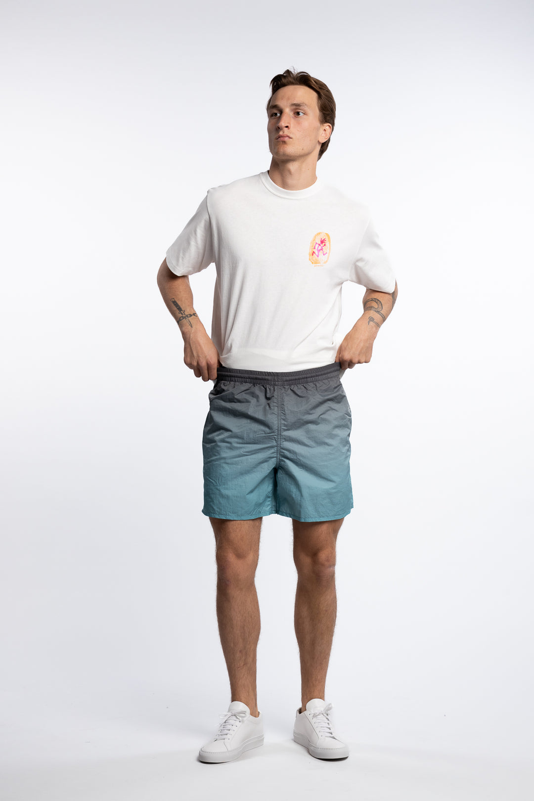 Tide Swim Short Blue Gradient
